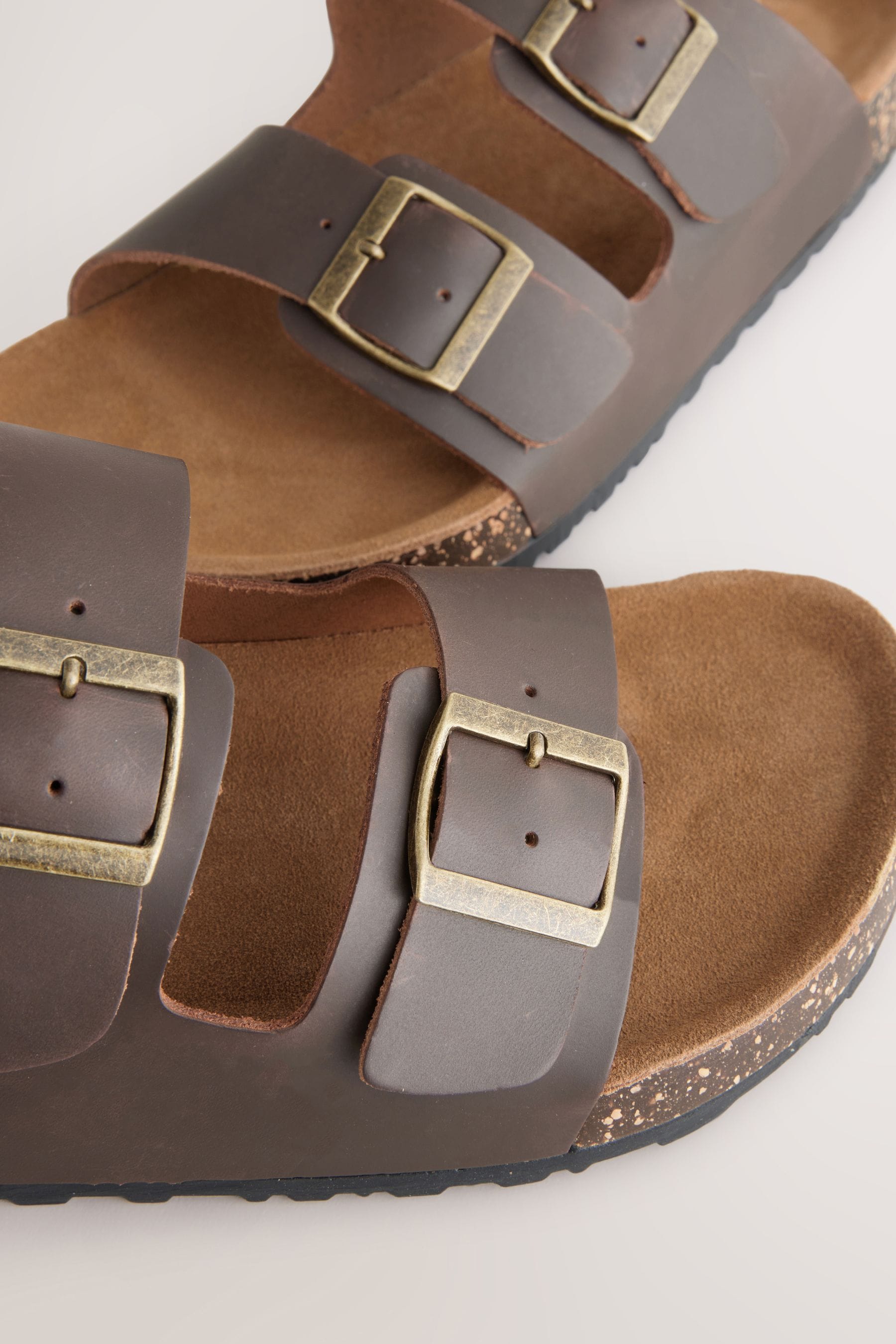 Two buckle sandals hot sale