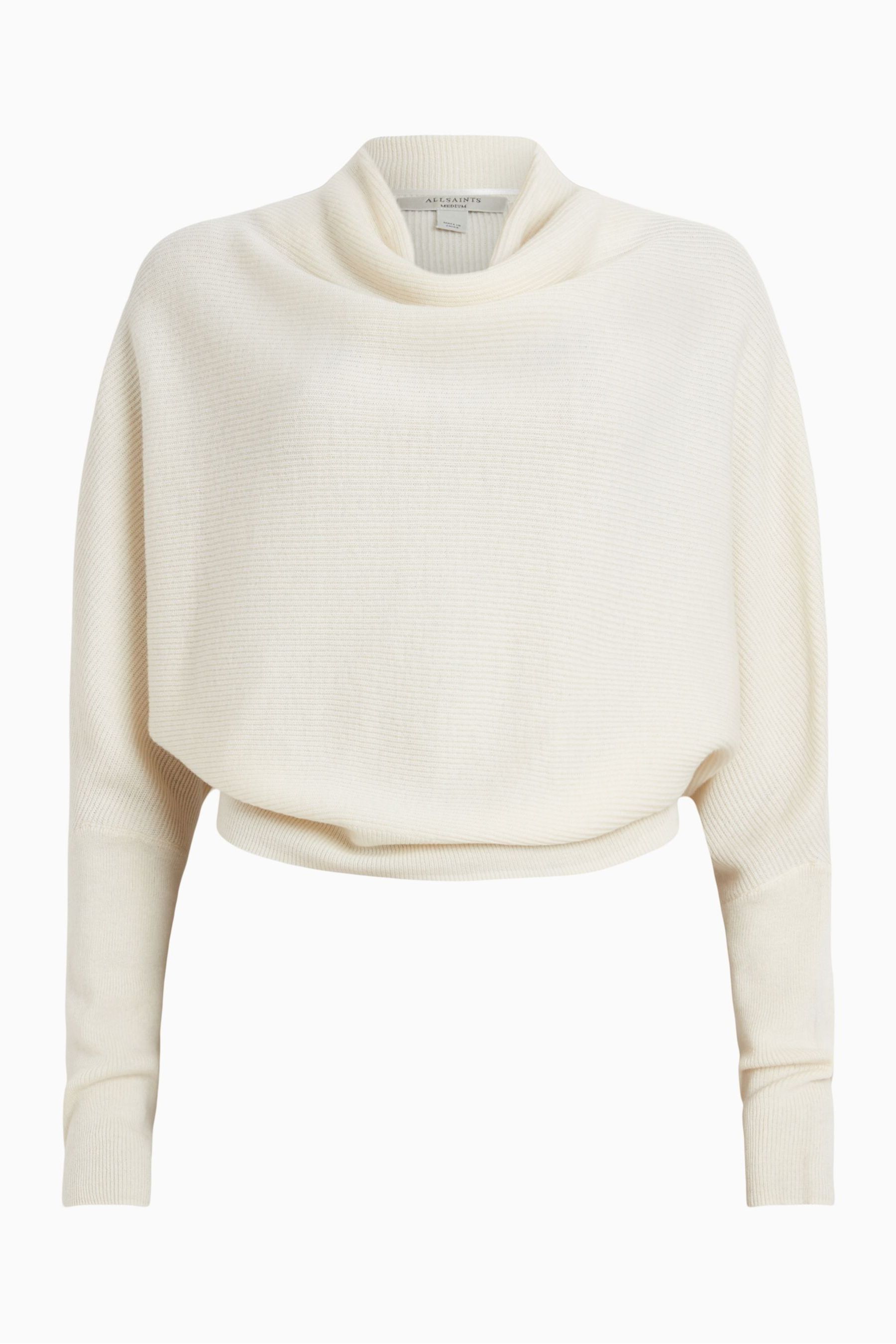 All saints ridley sweater white on sale