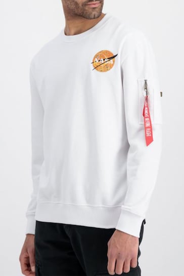 Alpha Industries NASA Davinci Black Sweater