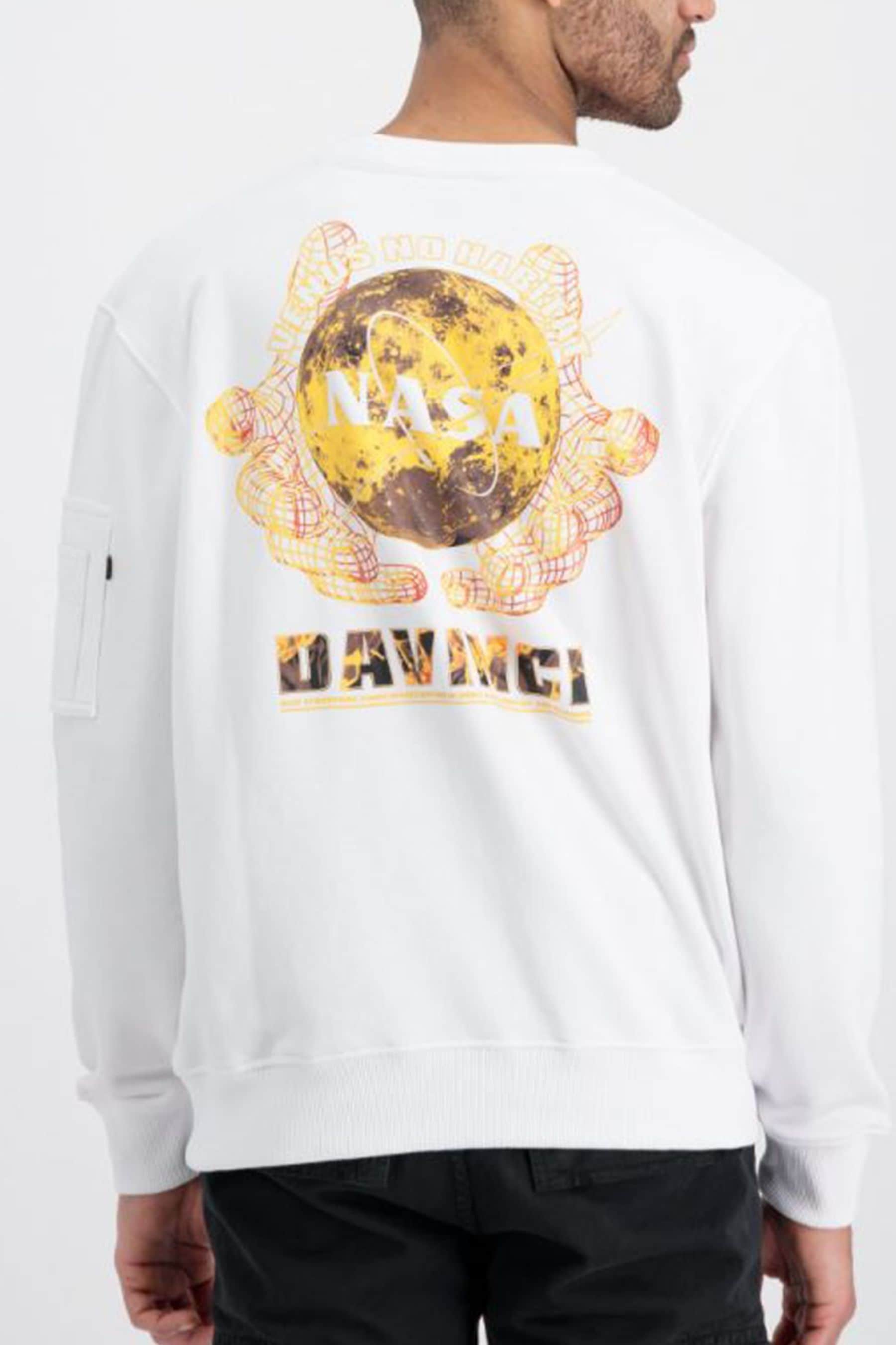 Nasa white 2025 sweater