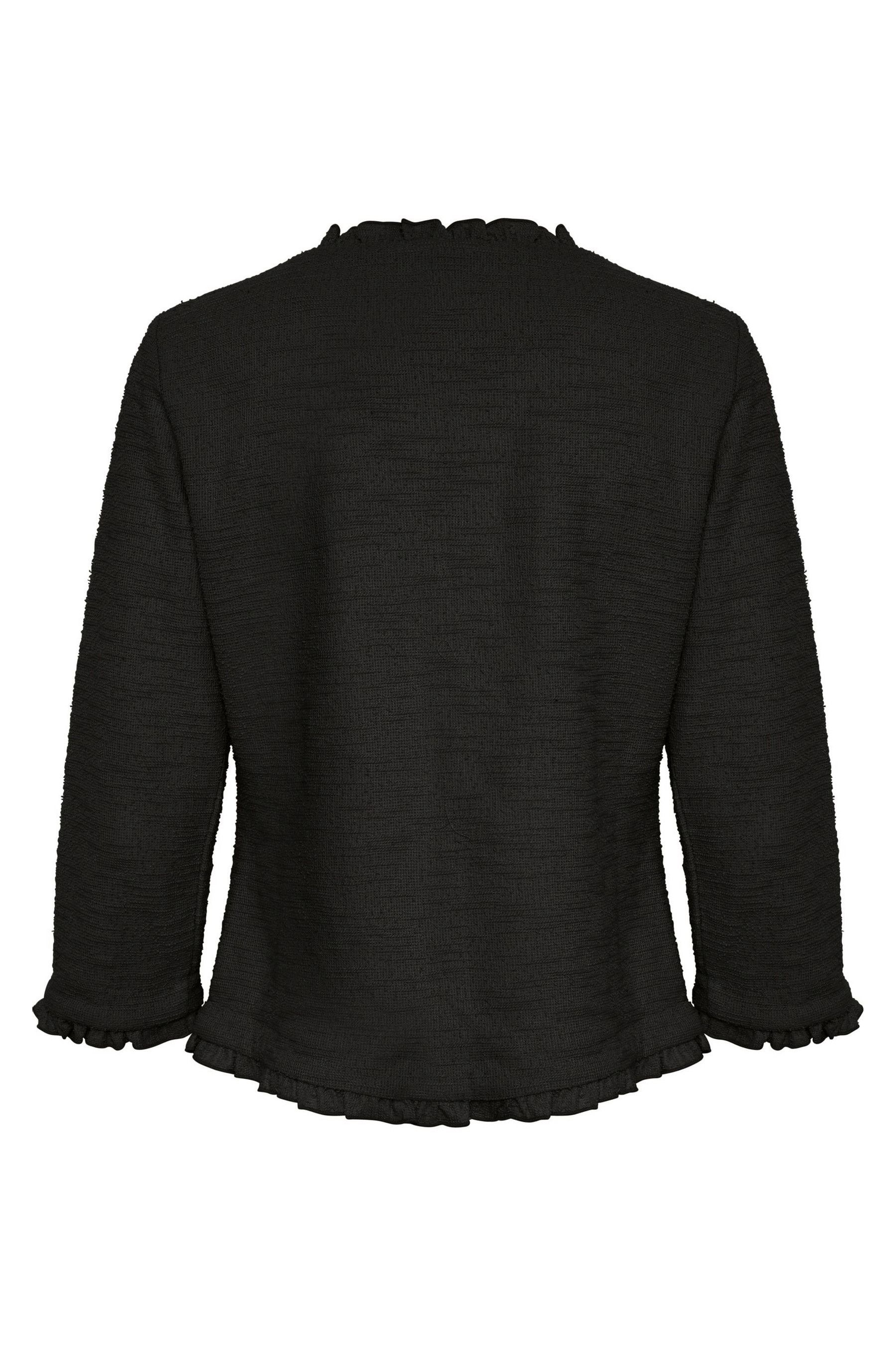 Three quarter sleeve black cardigan hotsell