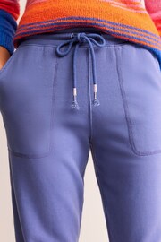 Boden Blue Washed Joggers - Image 4 of 5