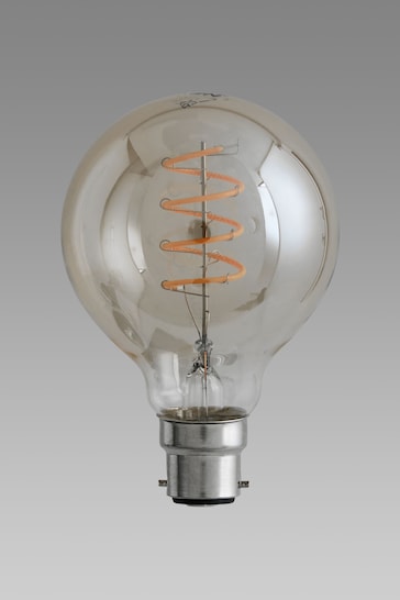 4.5W LED BC Retro Spiral Globe Dimmable Light Bulb