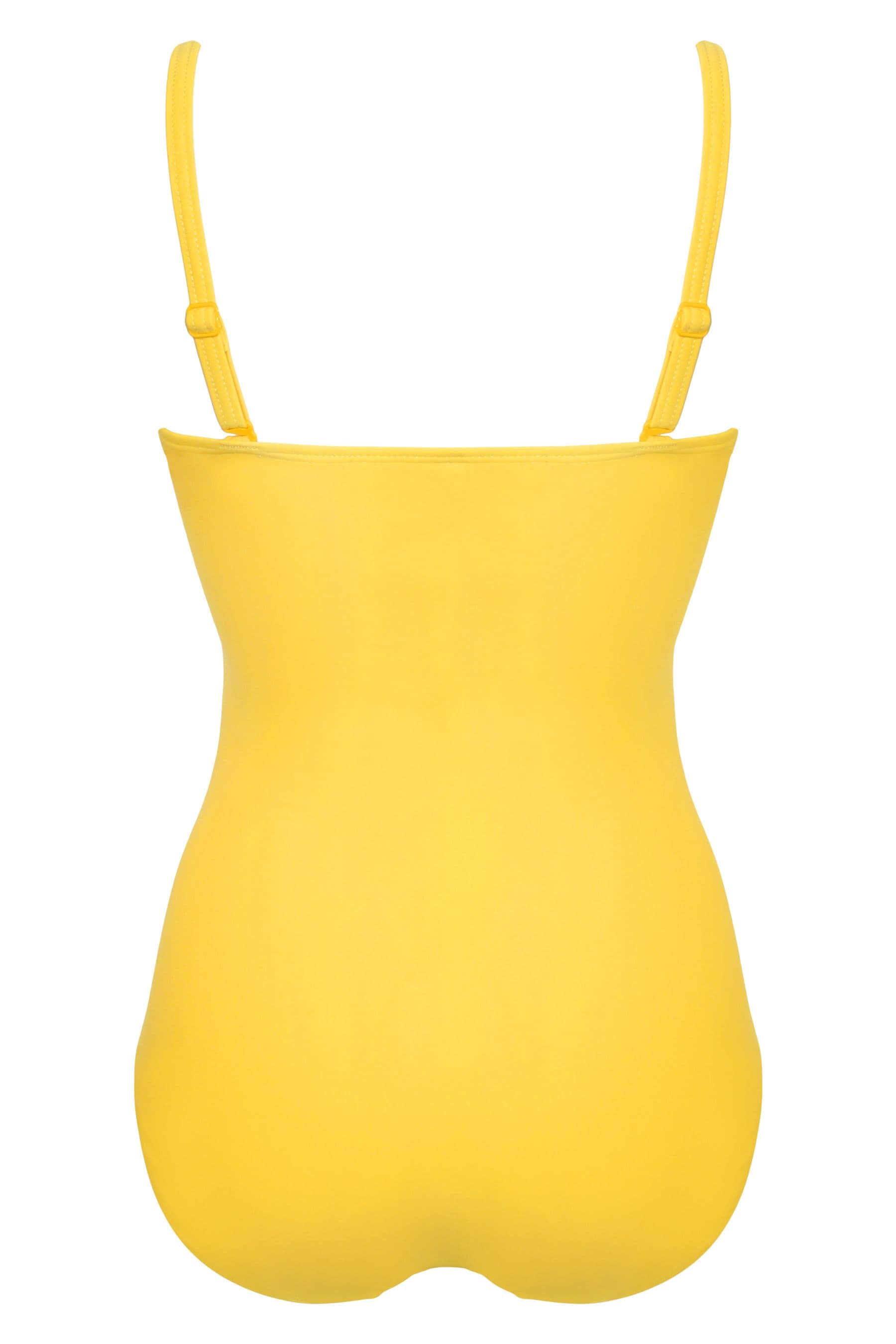 Buy Pour Moi Yellow Santa Monica Removable Straps Tummy Control Swimsuit from Next United Arab Emirates