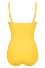 Pour Moi Yellow Santa Monica Removable Straps Tummy Control Swimsuit - Image 5 of 5