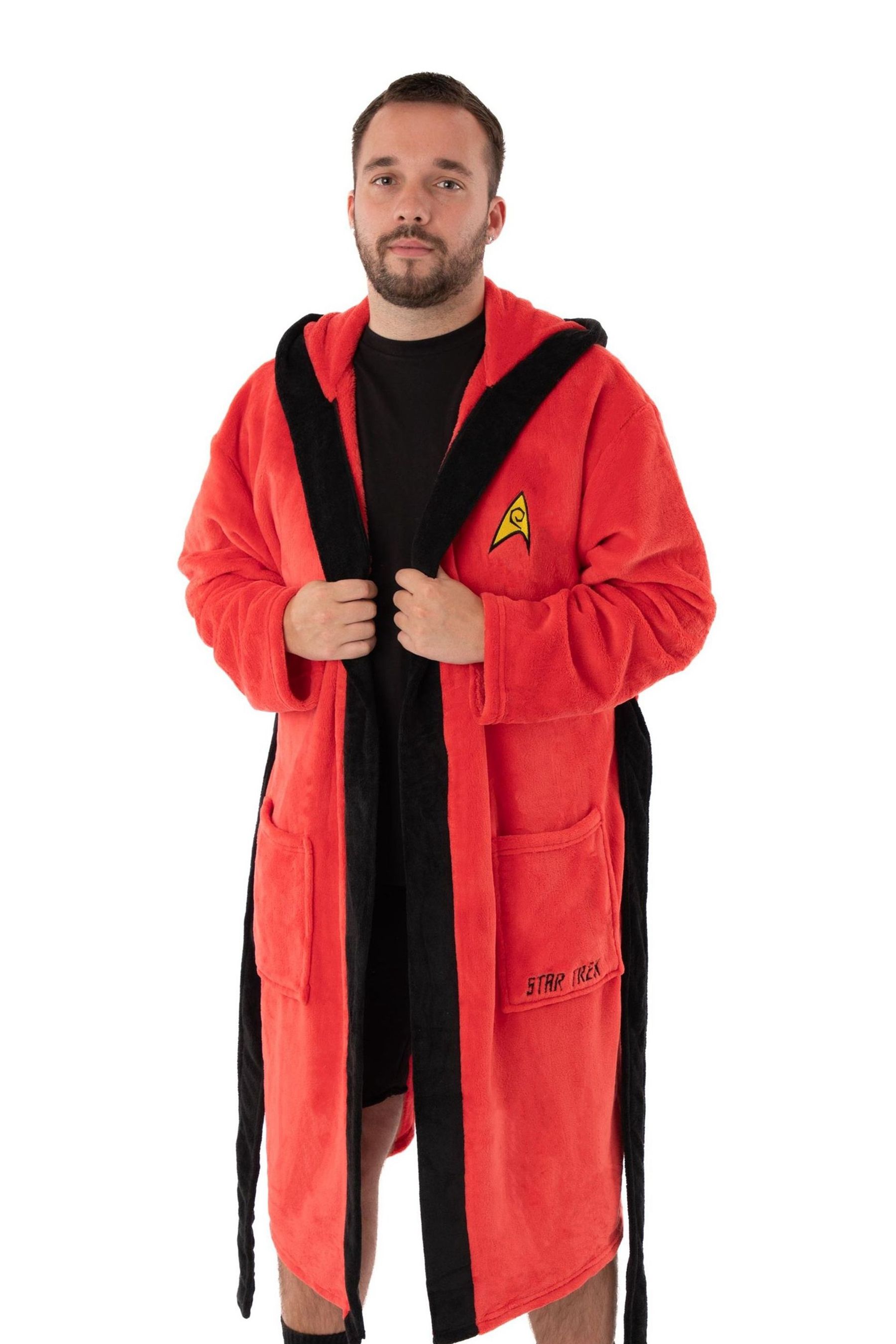 Buy Vanilla Underground Red Star Trek Adult Dressing Gown from Next Luxembourg