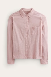 Boden Pink Amelia Jersey 100% Cotton Shirt - Image 5 of 5