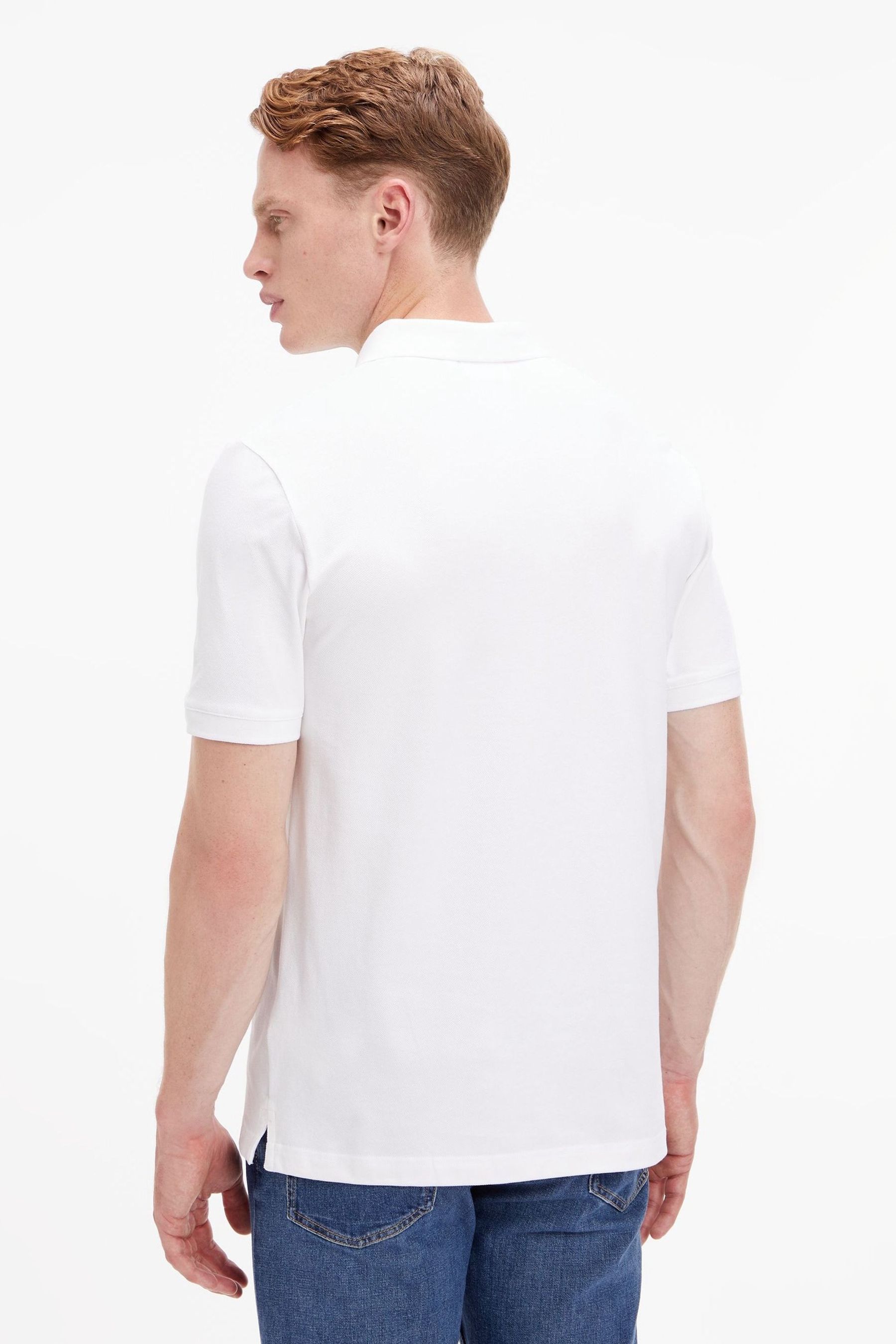 Calvin klein pique polo shirt top