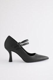 Black Forever Comfort® Point Toe Mary Jane Heel Shoes - Image 3 of 6