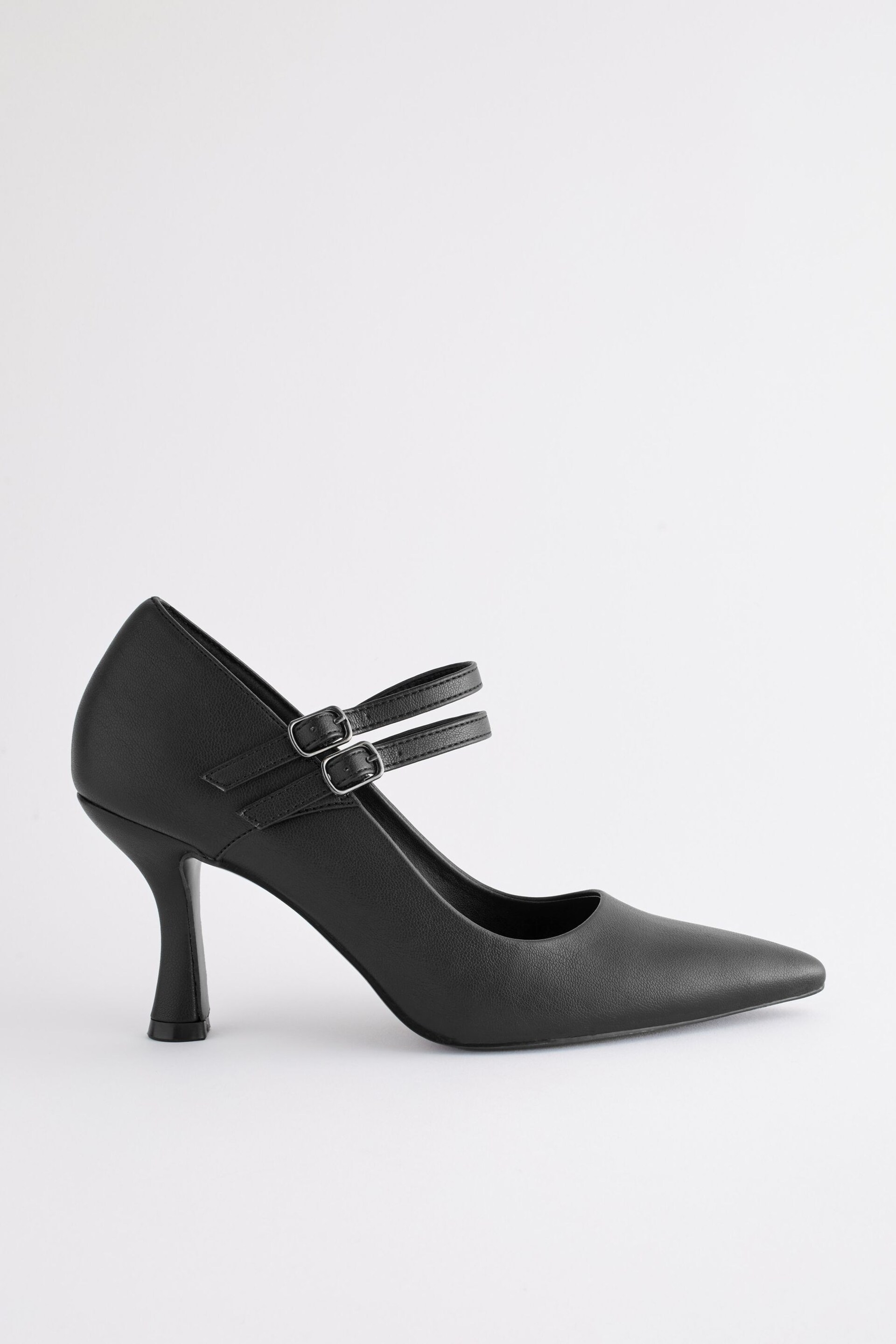 Black Forever Comfort® Point Toe Mary Jane Heel Shoes - Image 3 of 6