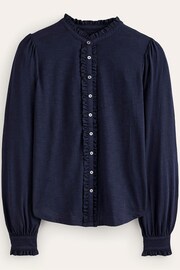 Boden Blue Caroline Jersey Shirt - Image 5 of 5