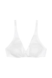 Black/White Non Pad Non Wire Cotton Blend Bras 2 Pack - Image 3 of 3