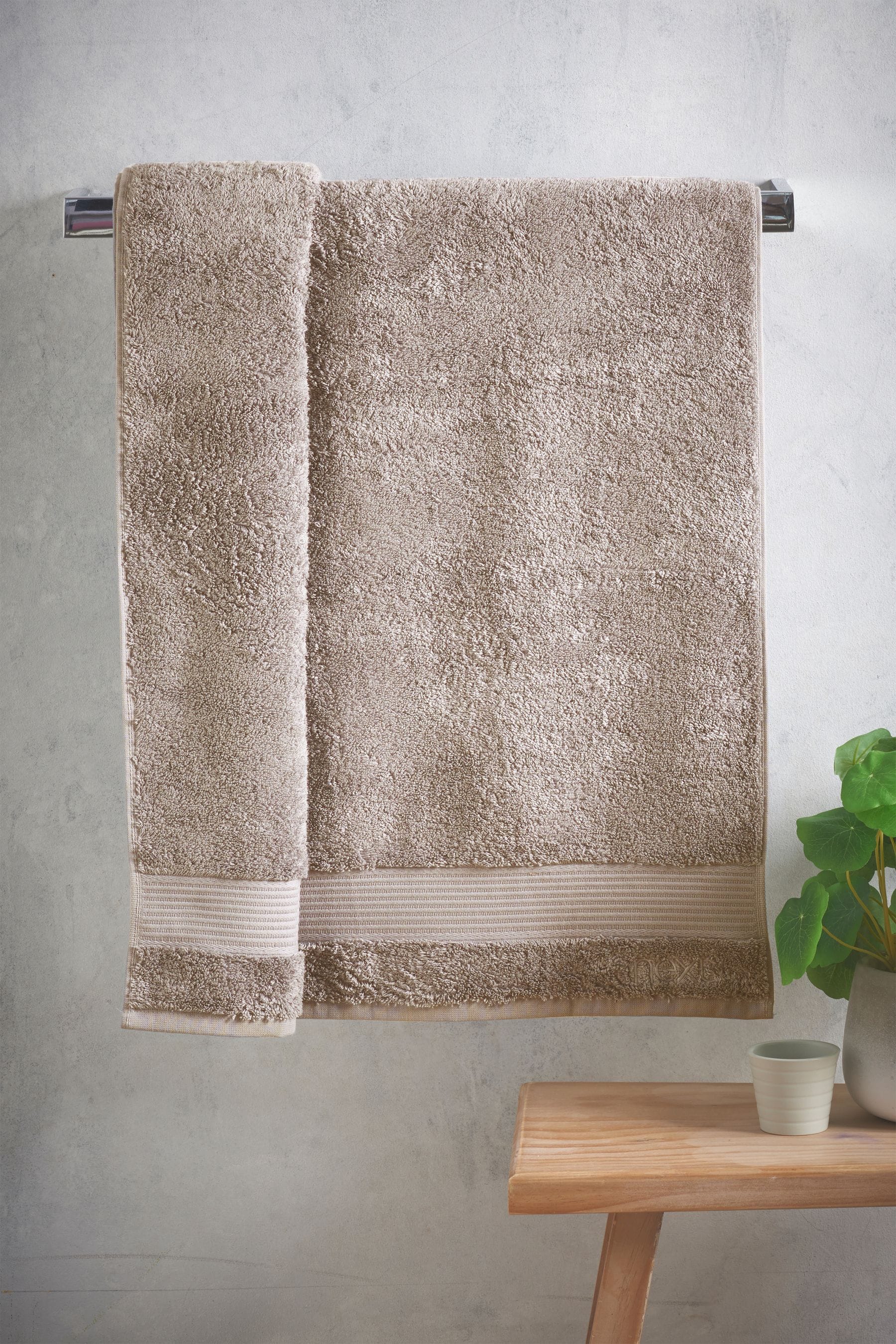 Buy Natural Mink Egyptian 100 Cotton Towel from Next Ireland