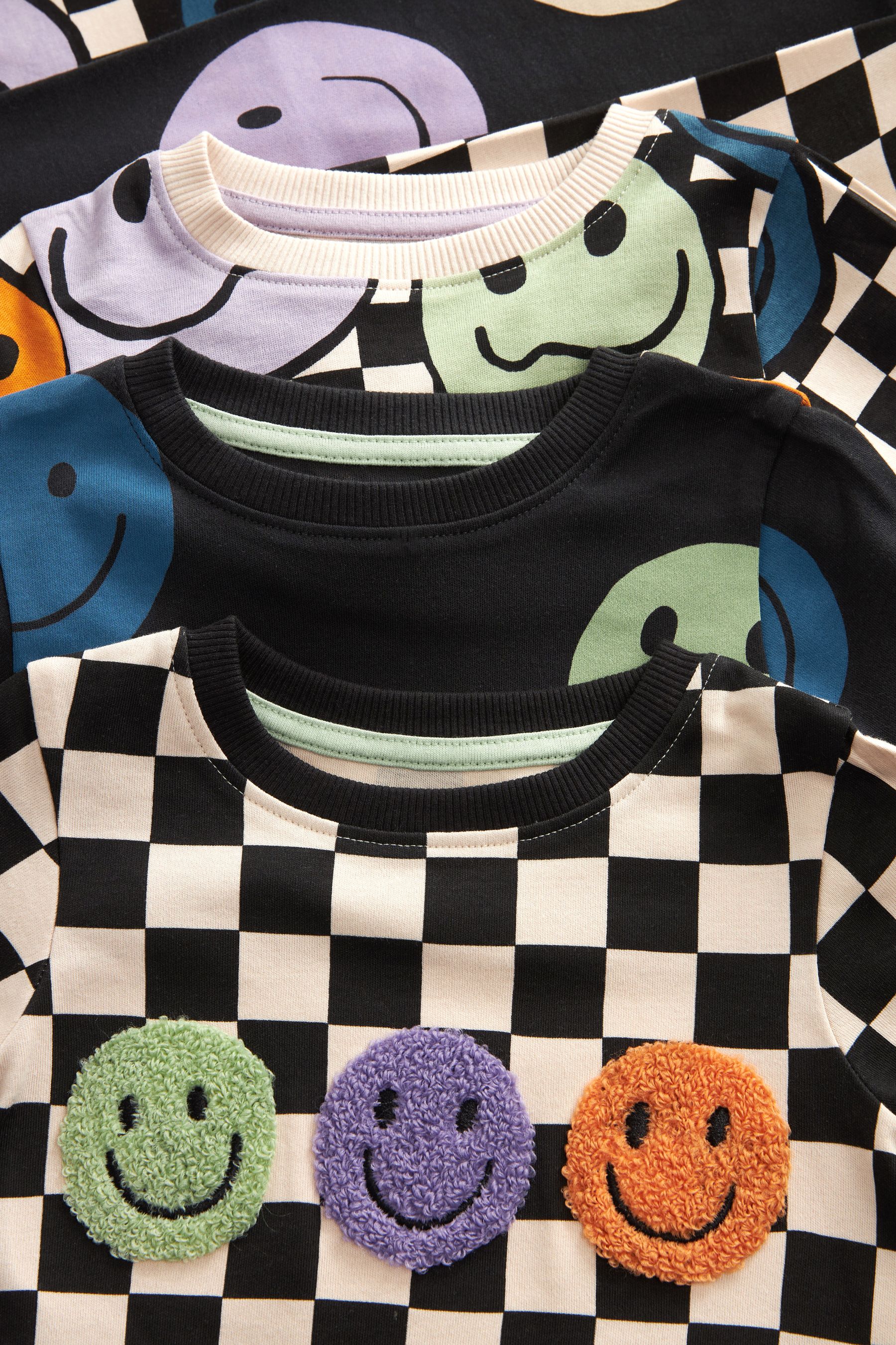 Buy Black White Snuggle 100 Cotton Pyjamas 3 Pack 9mths 8yrs from the Next UK online shop
