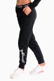 Pineapple Black Script Joggers - Image 1 of 7