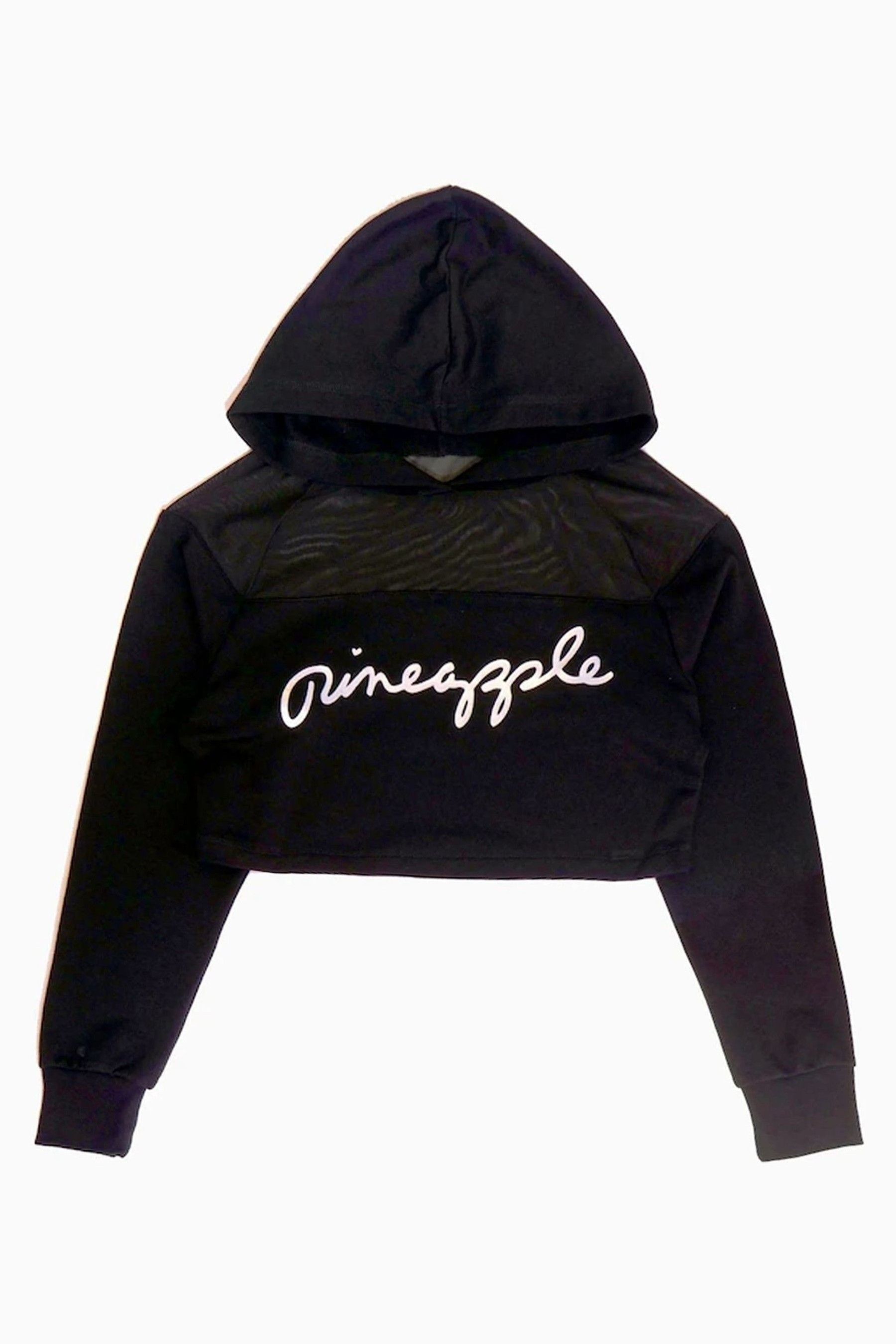 Mesh panel hoodie online