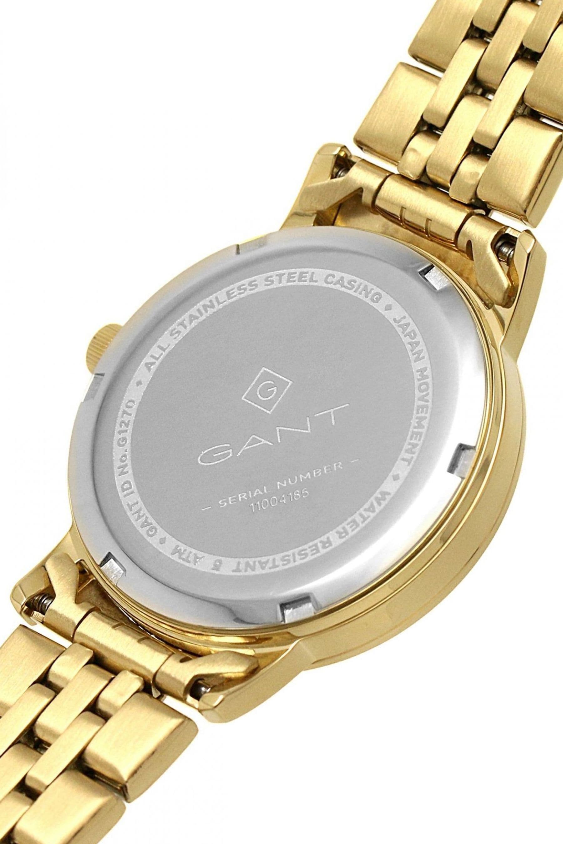 Buy Gant Sussex Gold and Green Stainless Steel Quartz Watch from