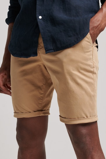 Superdry Brown Core Chino Shorts