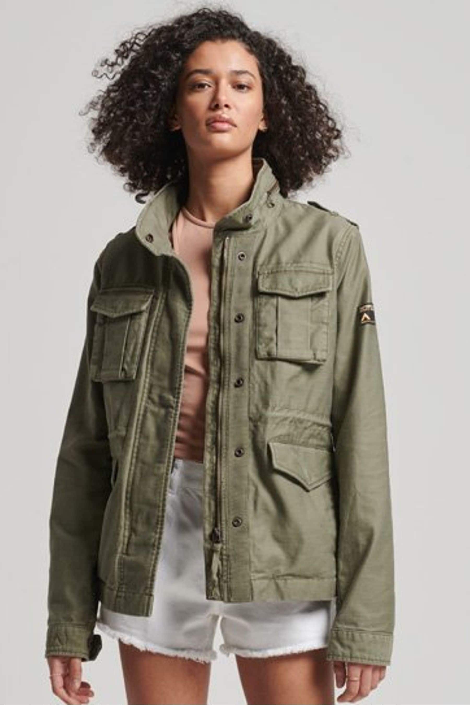 Buy Superdry Green Vintage M65 Jacket from Next Ireland