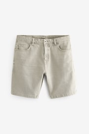 Stone Garment Dye Denim Shorts - Image 5 of 8