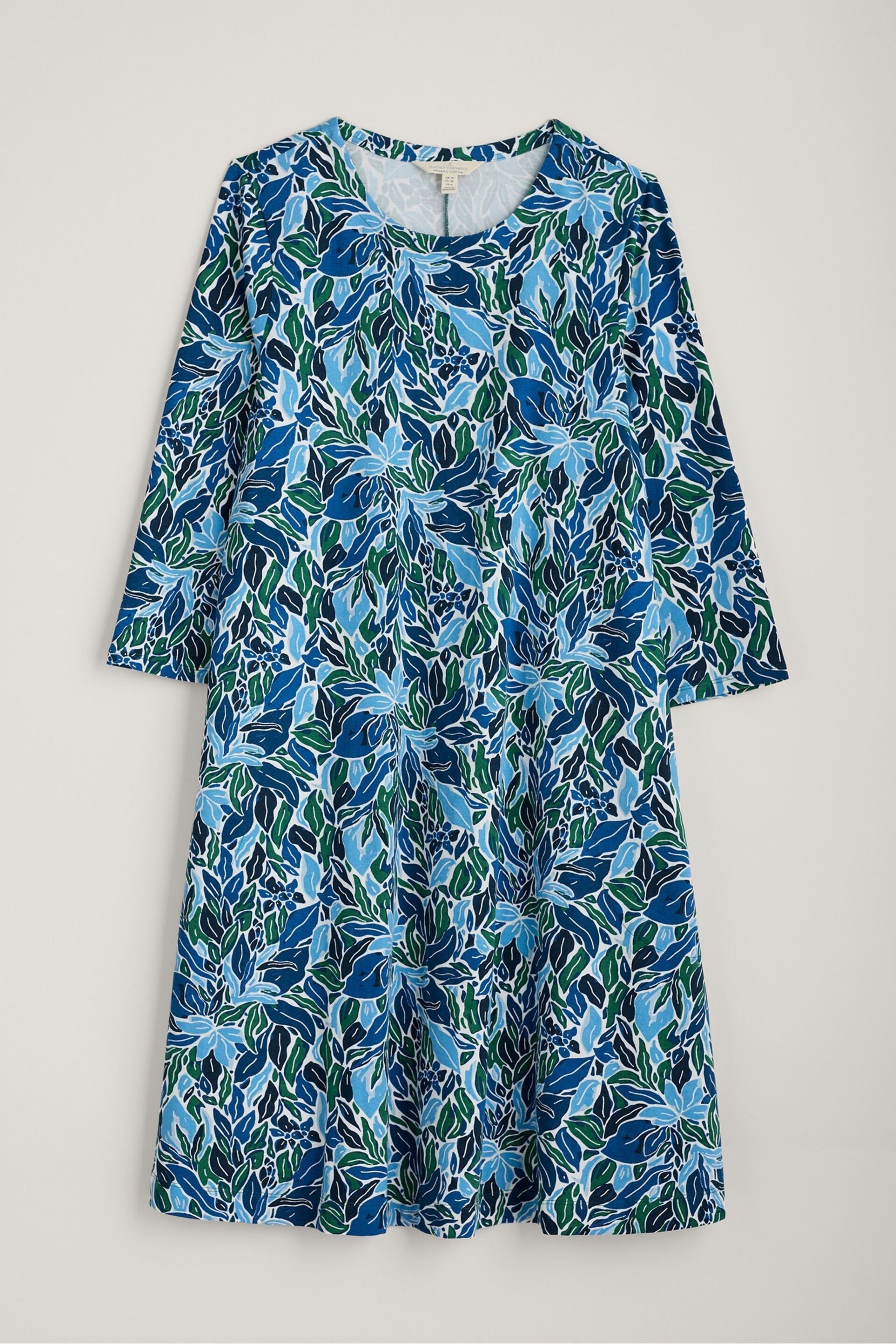 Seasalt Cornwall Blue Ebb Flow Dress - Image 4 of 5