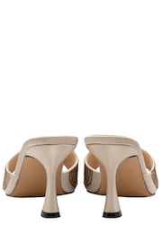 Ravel Gold Heeled Mule Sandals - Image 3 of 4