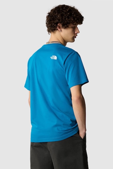 The North Face Blue Mens Easy Short Sleeve T-Shirt