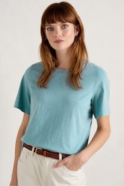 Seasalt Cornwall Light Blue Copseland T-Shirt - Image 1 of 5