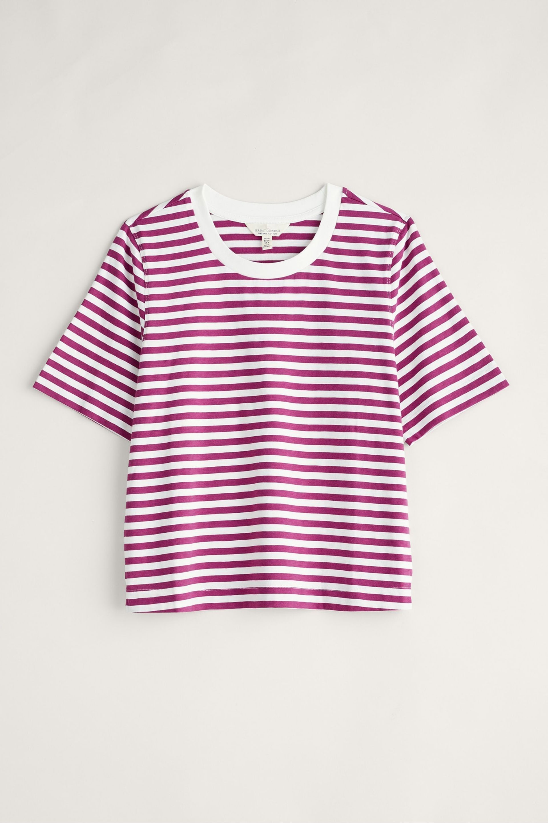 Seasalt Cornwall Pink Copseland T-Shirt - Image 4 of 5