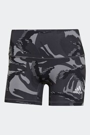 adidas Grey 4 Inch Camo Short Tights - Image 4 of 6