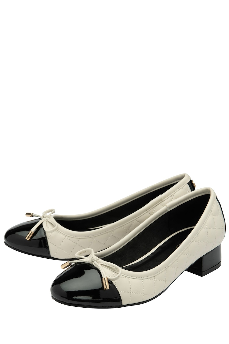 Lotus Nude Low Heel Court Shoes - Image 2 of 4