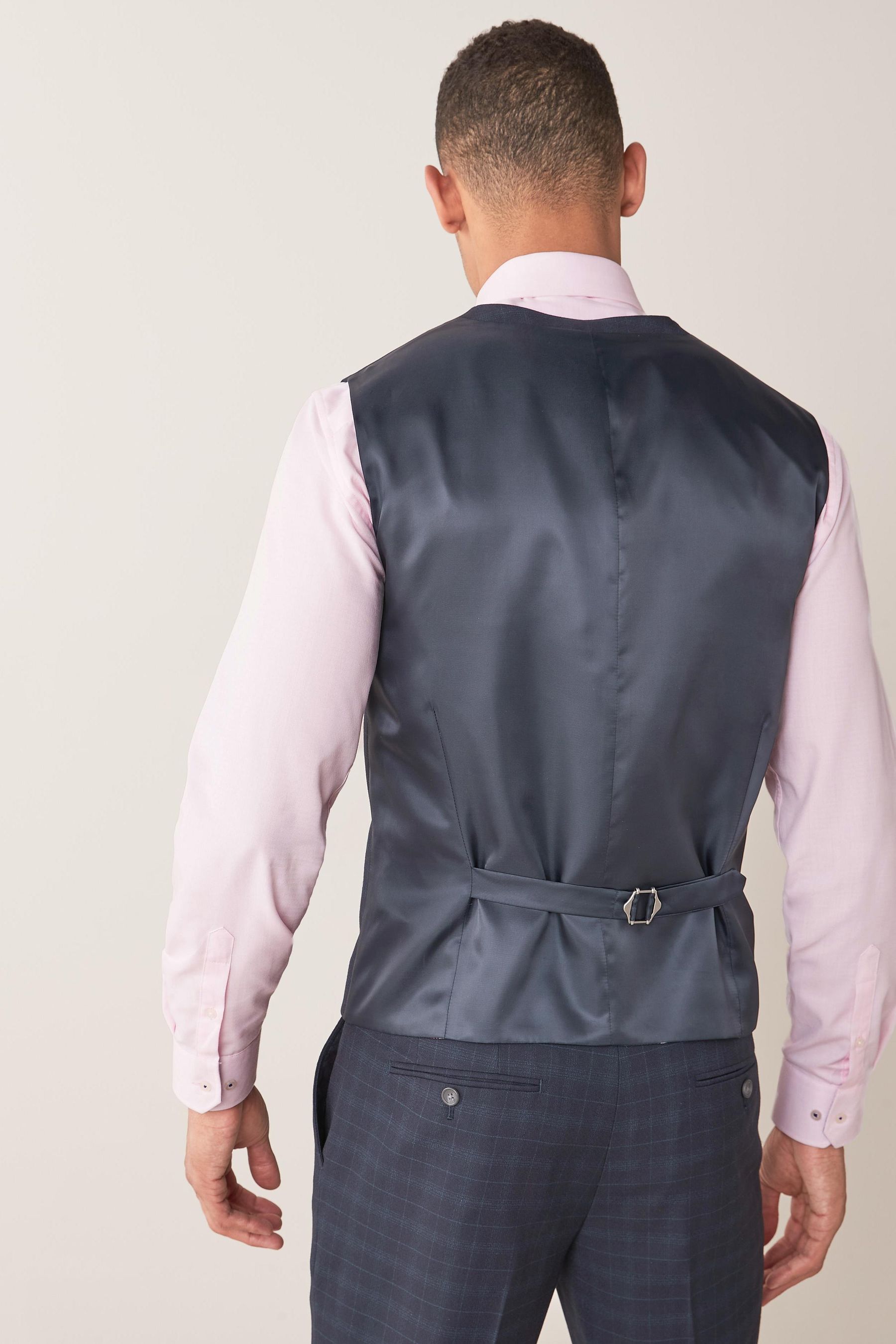Next blue waistcoat top