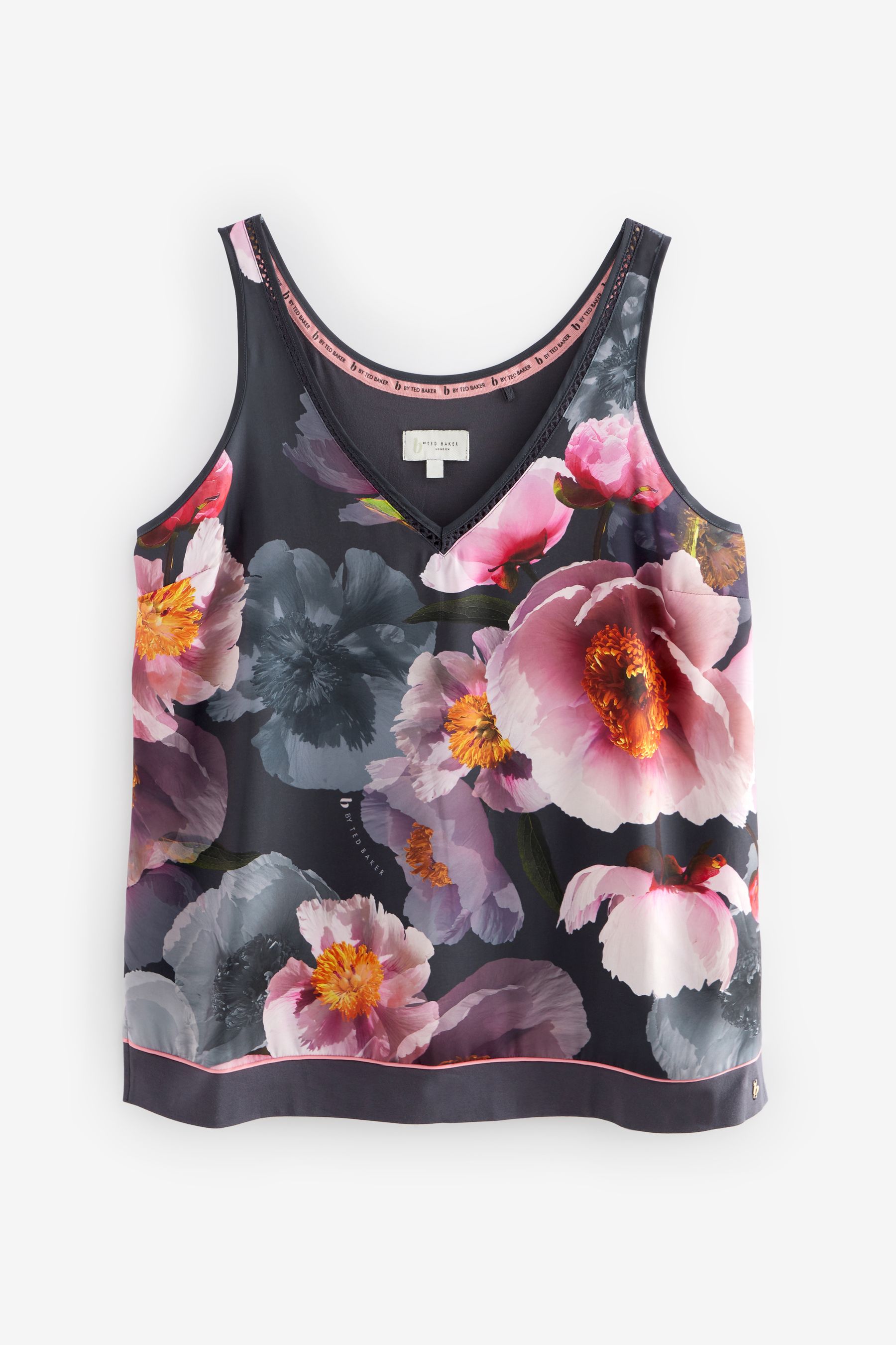 Buy B By Ted Baker Charcoal Grey Painted Posie Vest Short Pyjamas Set from Next Canada