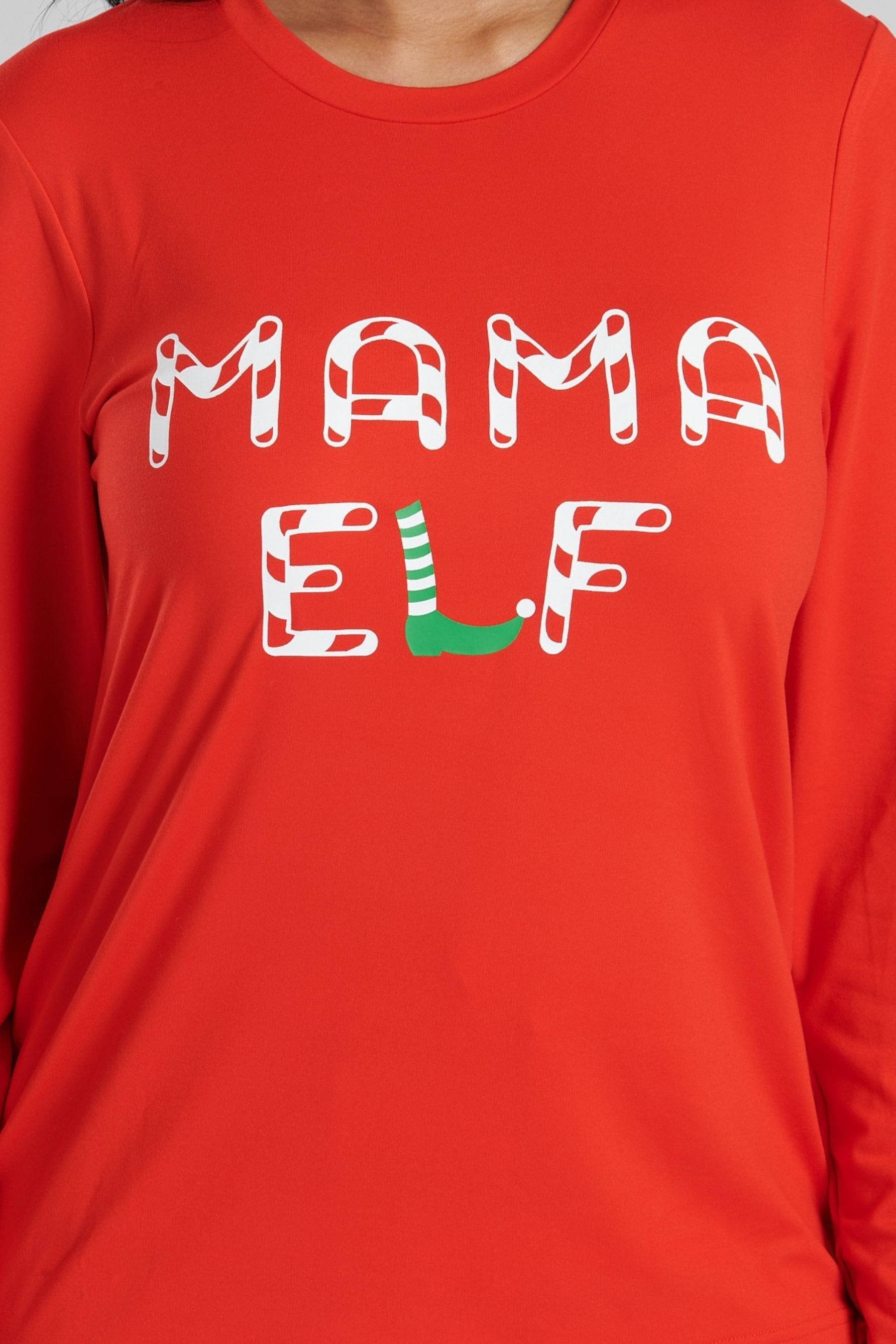 Buy Loungeable Red Mama Elf Long Sleeve and Long Pant Pyajamas Set from the Next UK online shop