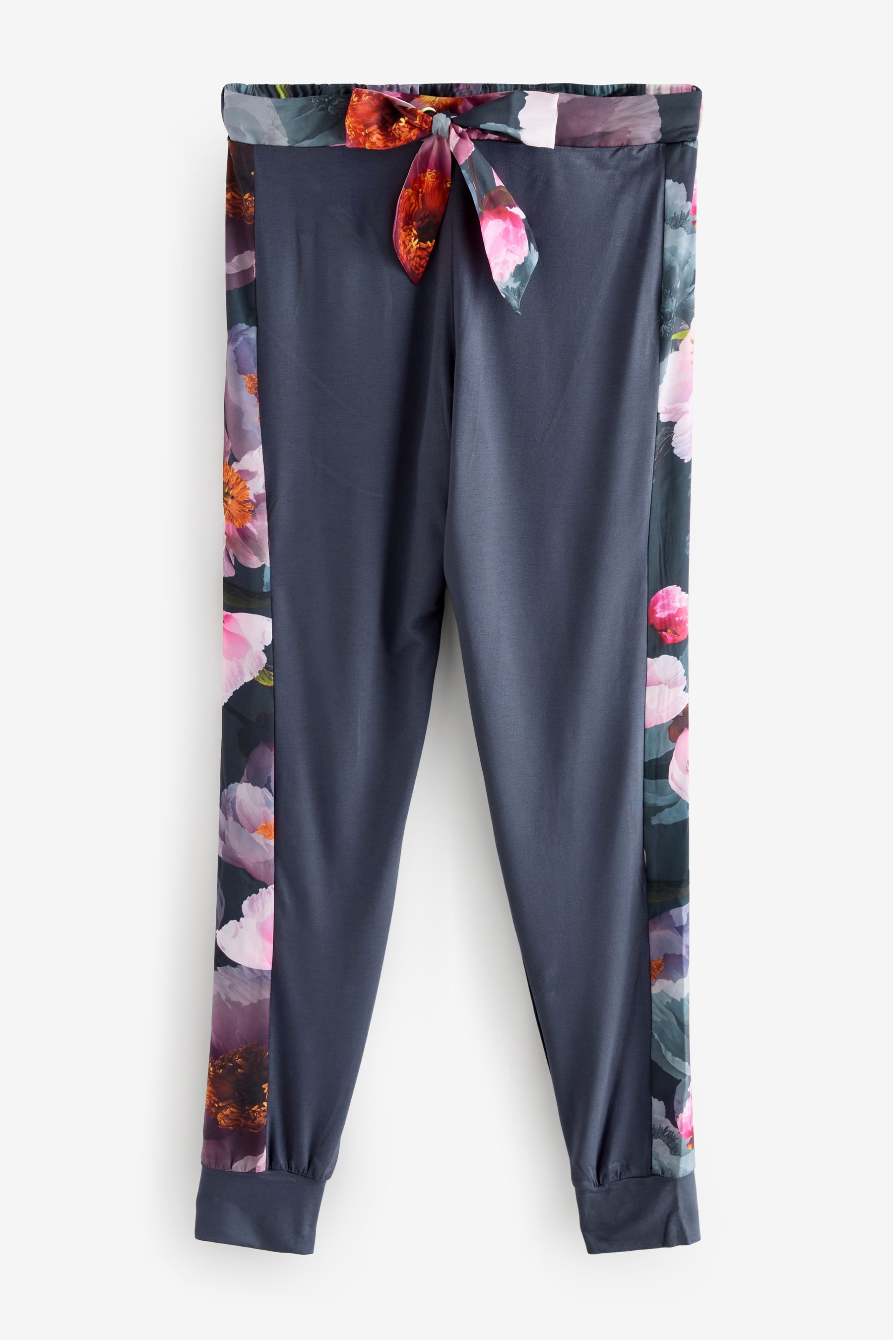 Buy B By Ted Baker Charcoal Grey Floral Satin Back Viscose Pyjamas Set from Next Canada