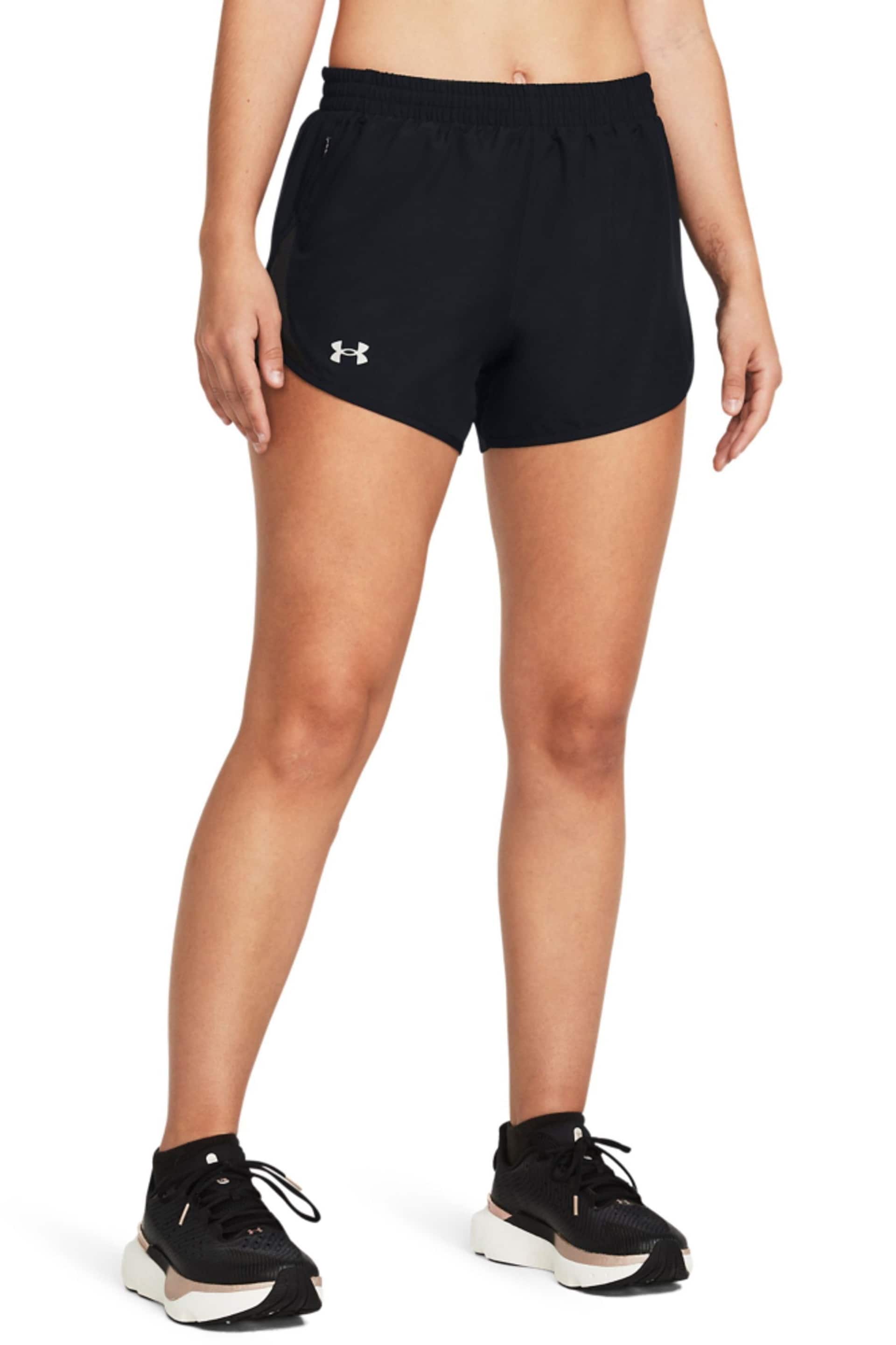 Under Armour Black Fly By 3'' Shorts - Image 1 of 5