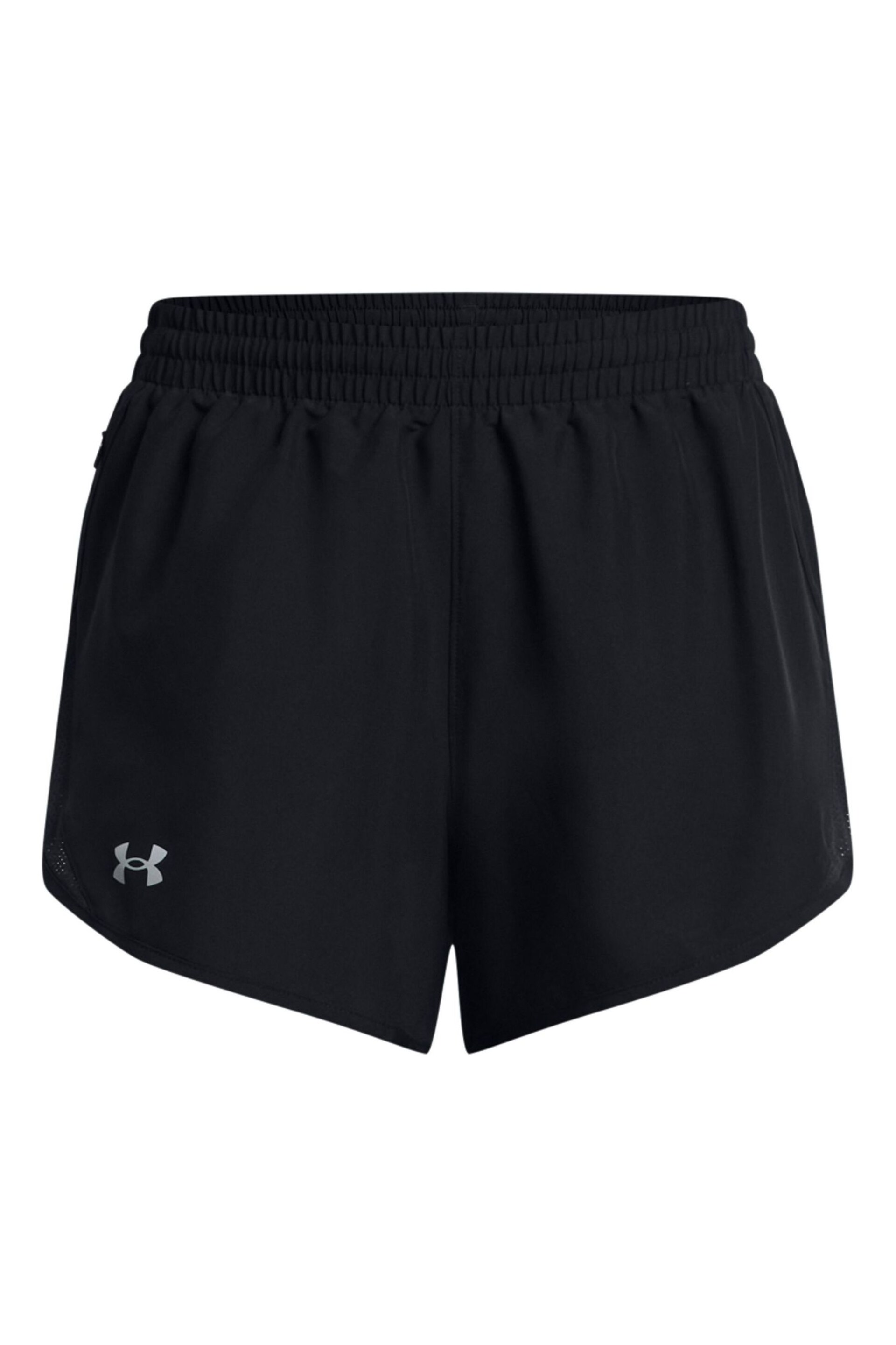 Under Armour Black Fly By 3'' Shorts - Image 4 of 5