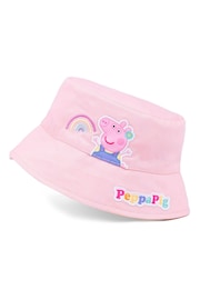 Vanilla Underground Pink/Yellow Kids Peppa Pig Reversible Bucket Hat - Image 3 of 6