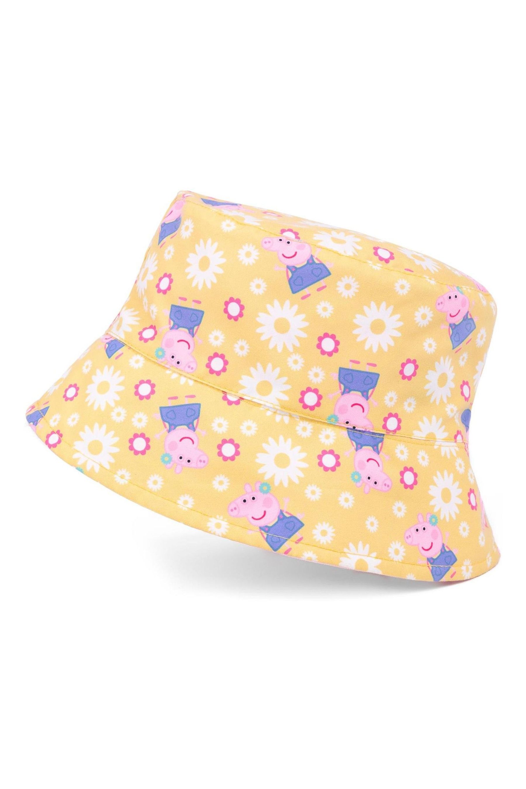 Buy Vanilla Underground Pink Yellow Kids Peppa Pig Reversible Bucket Hat from the Next UK online shop