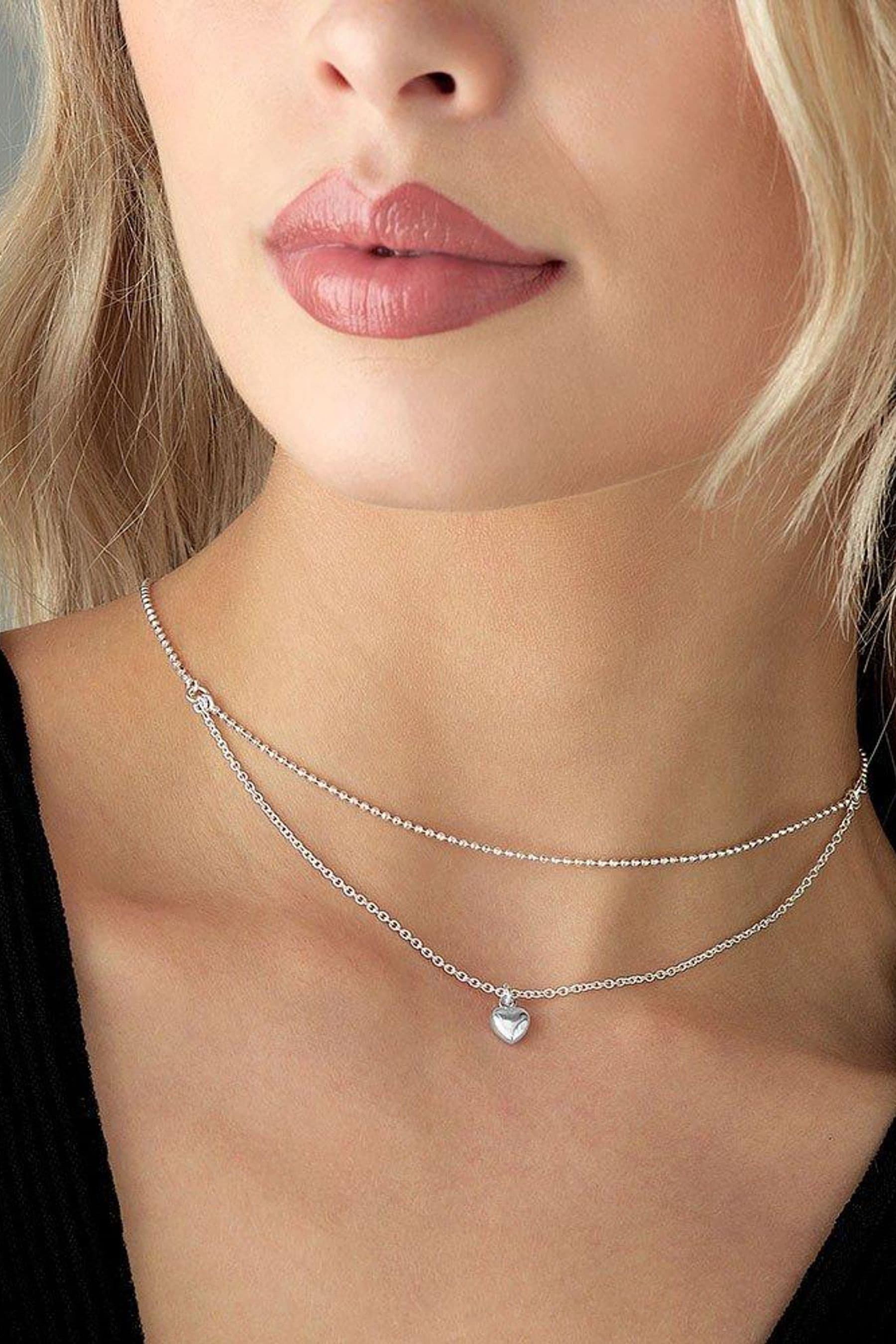 Silver clearance chokers online