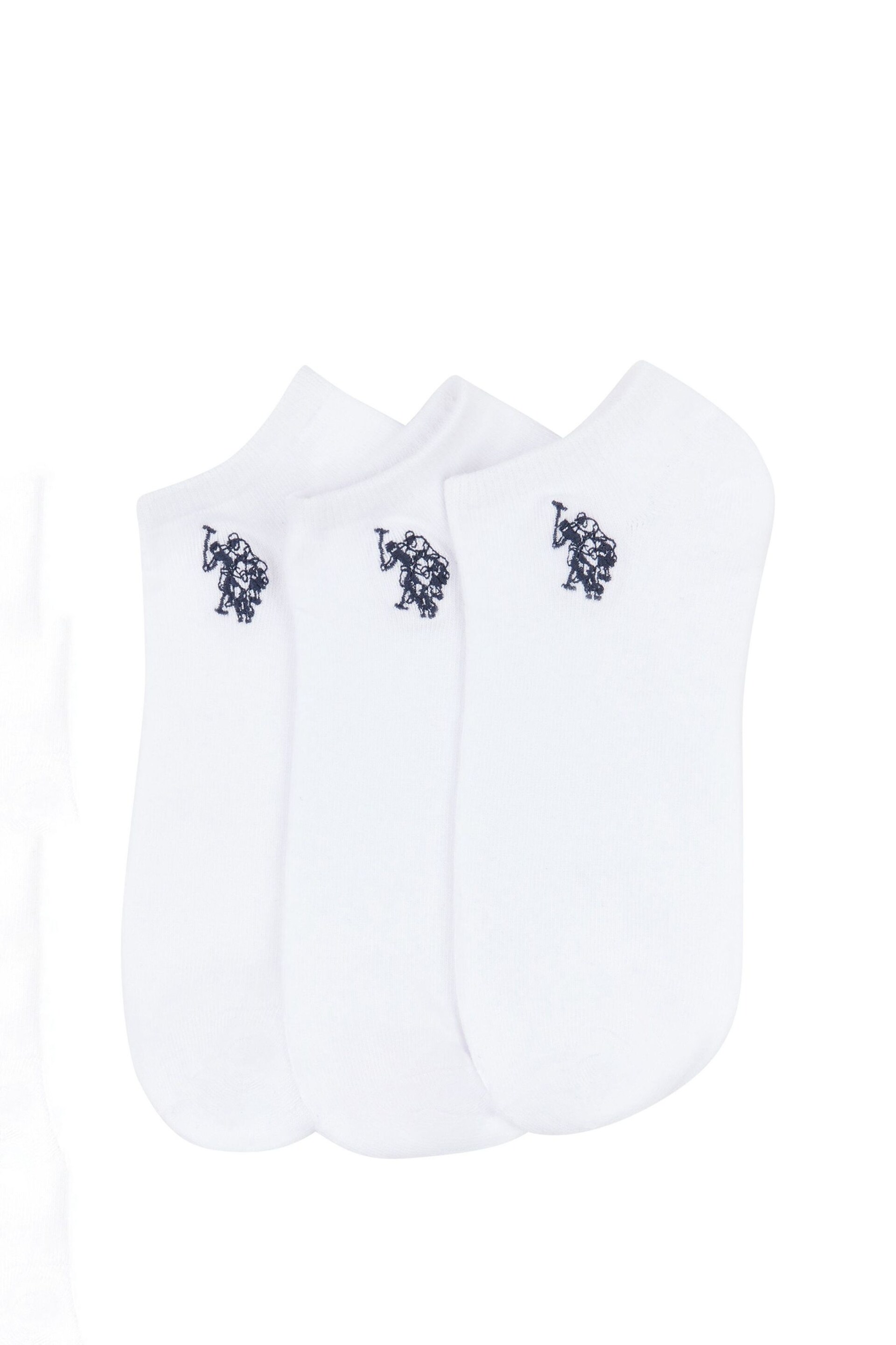 U.S. Polo Assn. Short Sport Socks 3 Pack - Image 1 of 3