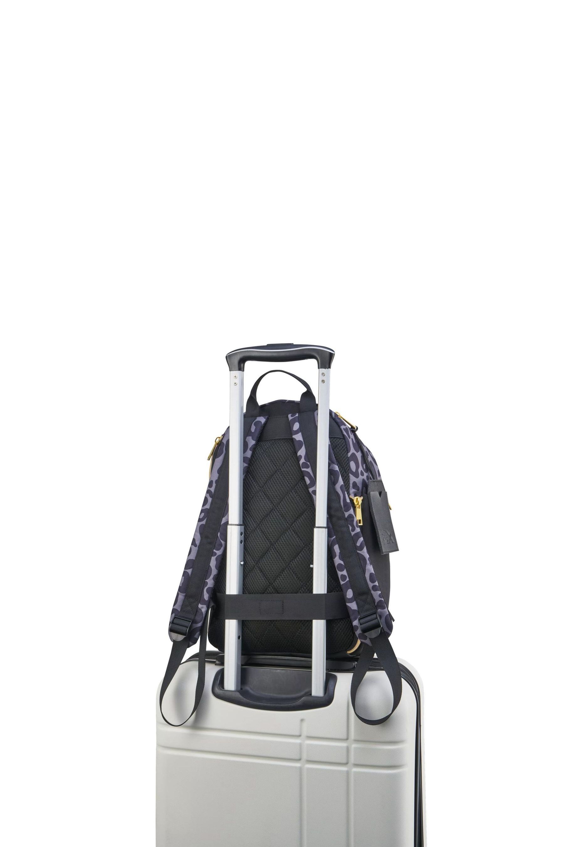 Black fancy backpack shop