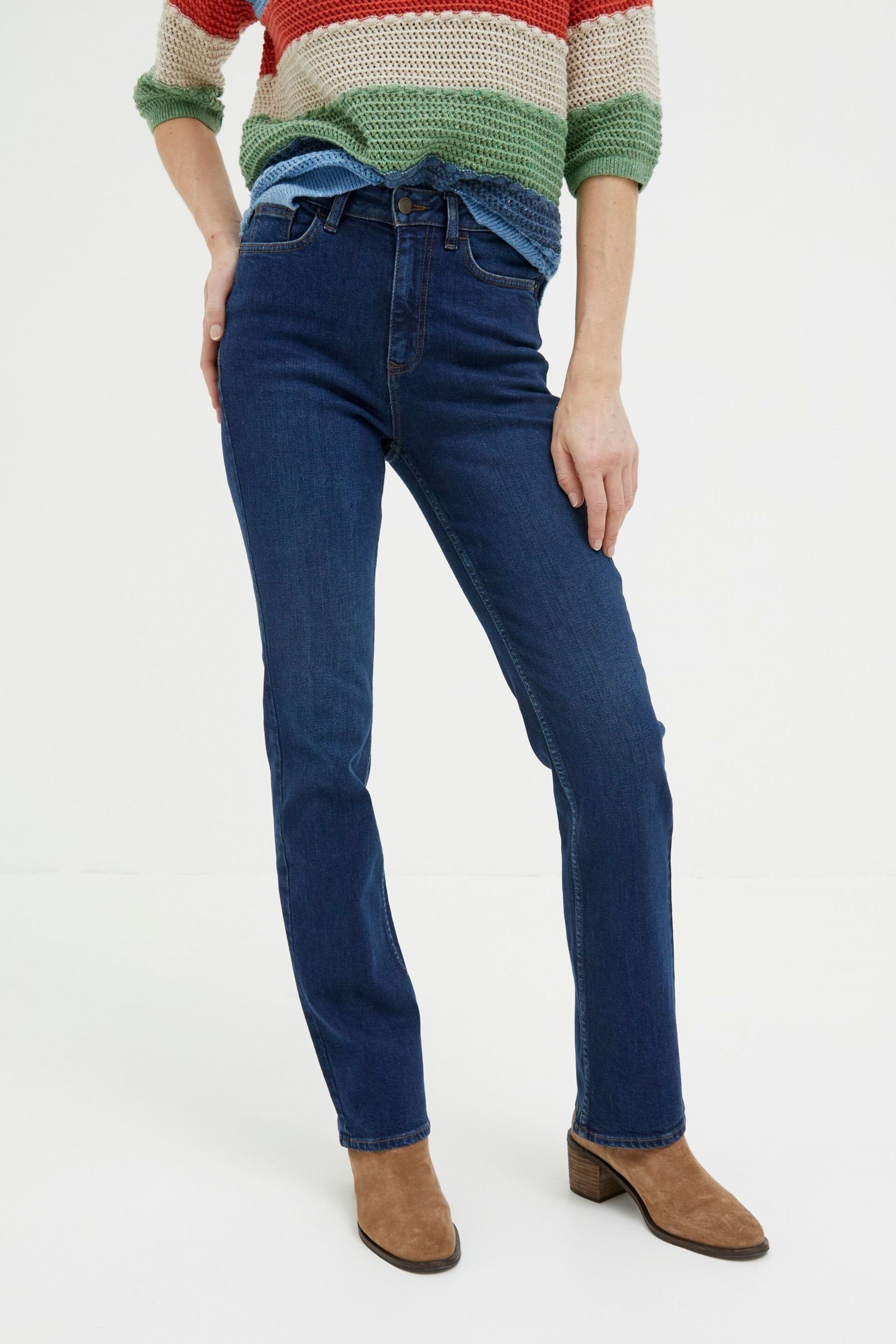 FatFace Blue Brooke Bootcut Jeans - Image 1 of 5