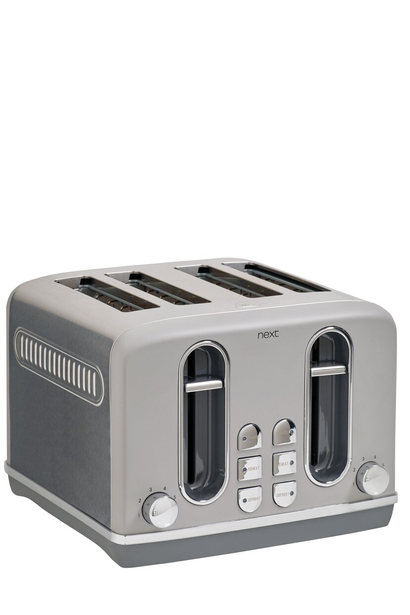 Light Grey Electric 4 Slice Toaster - Image 5 of 6