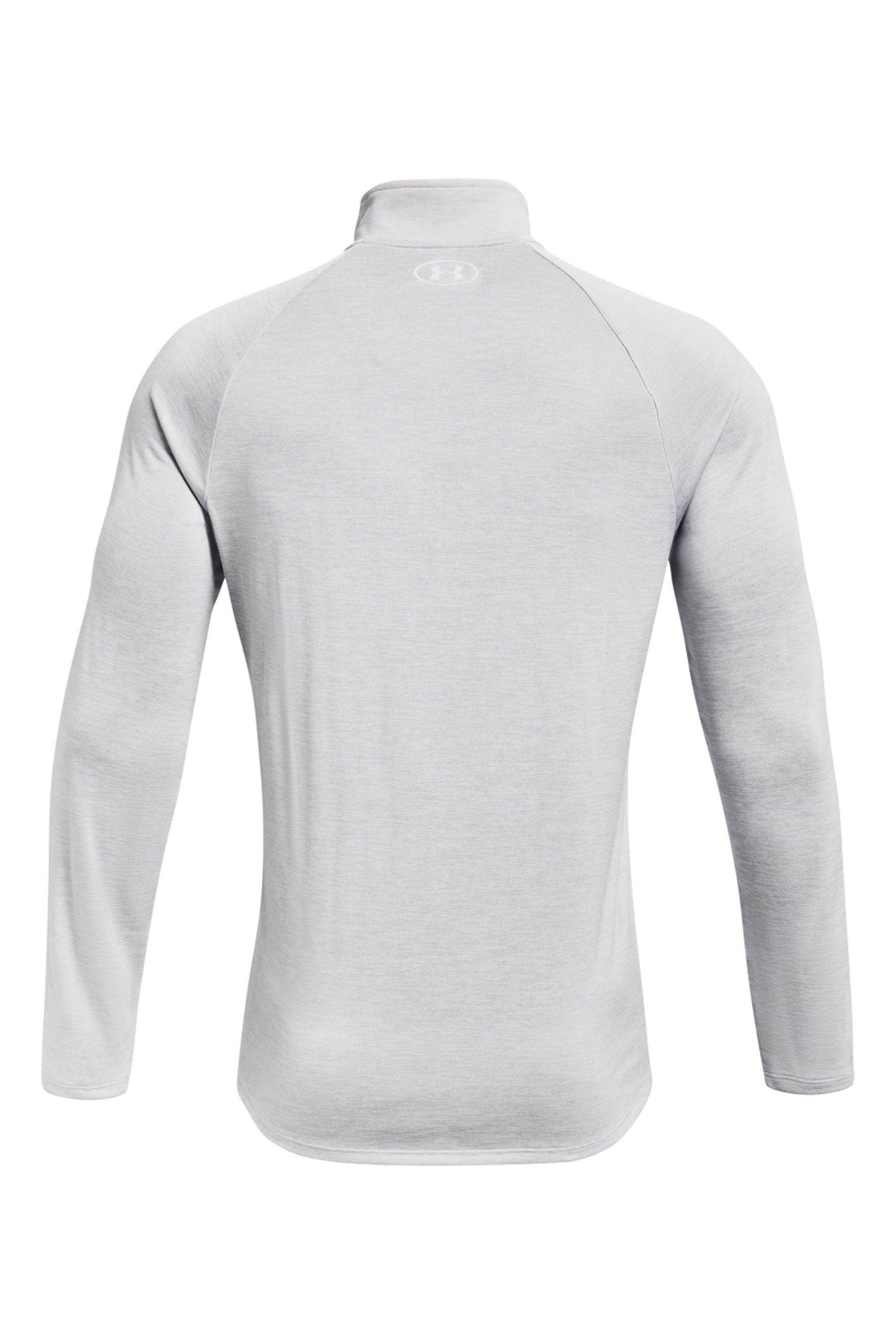 Buy Under Armour Cloud Grey Tech Quarter Zip Fleece from Next Ireland
