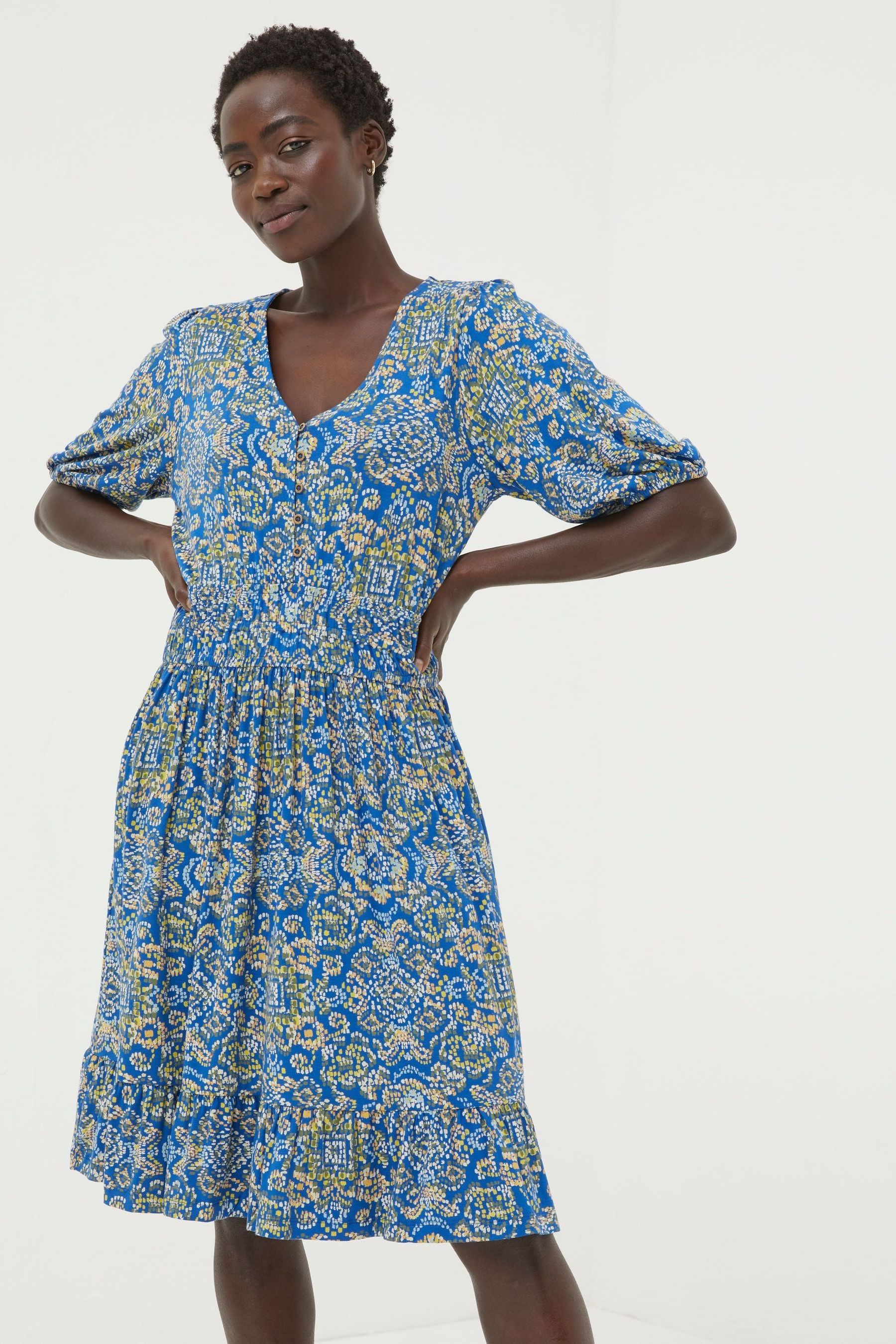 Boden hettie jersey dress top