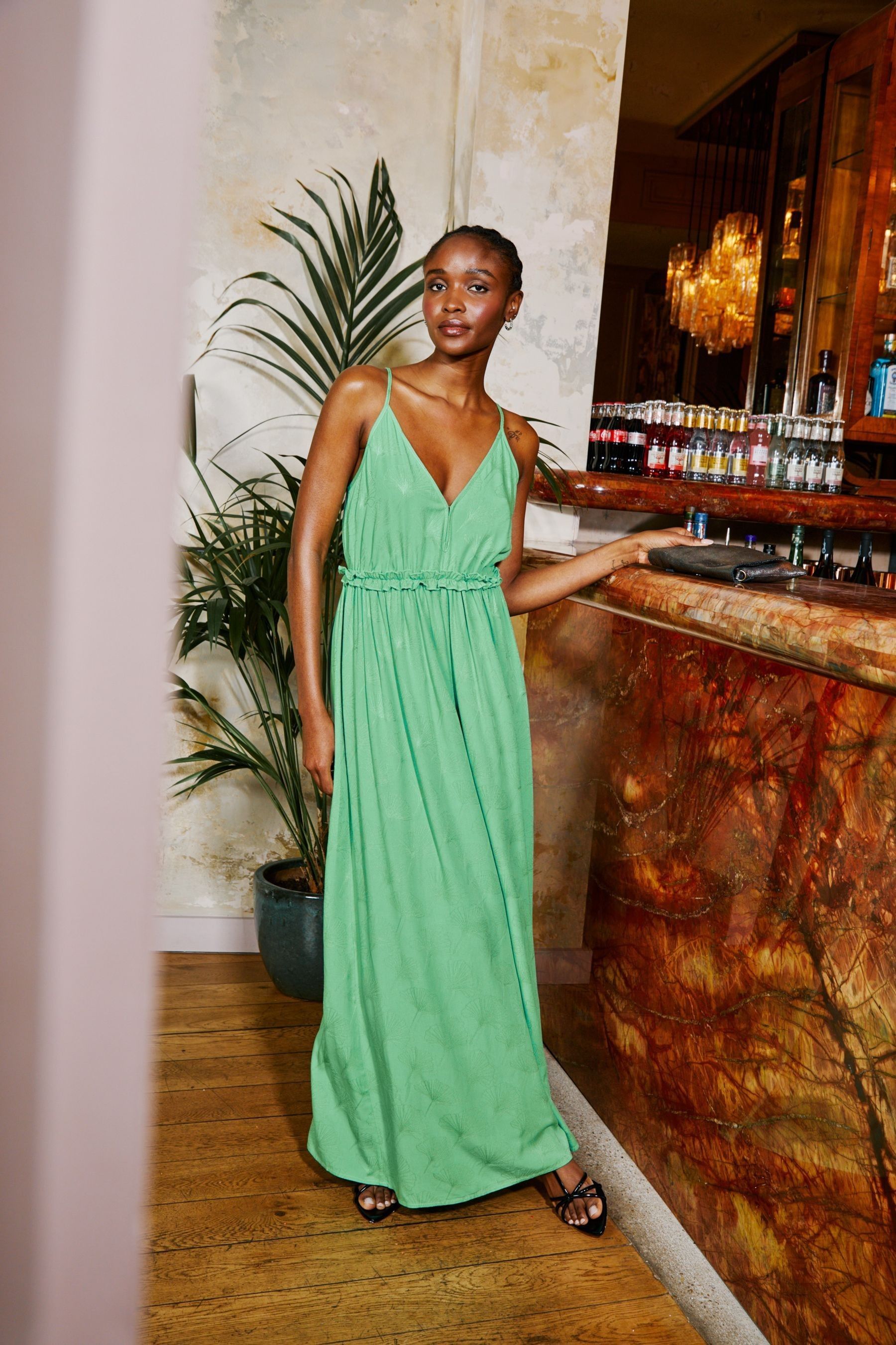 Buy FatFace Green Maxi Dress from the Next UK online shop