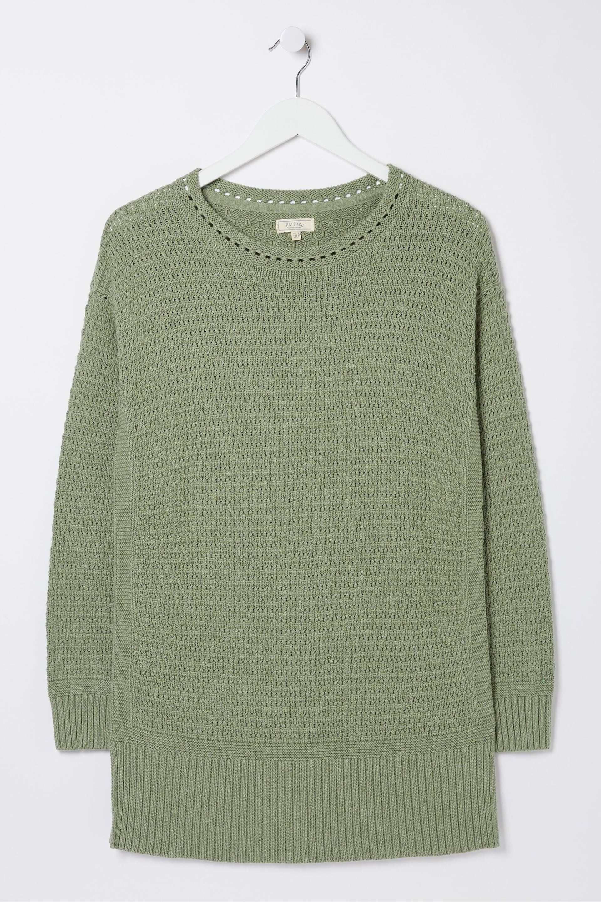 FatFace Green Tunic Jumper - Image 4 of 4