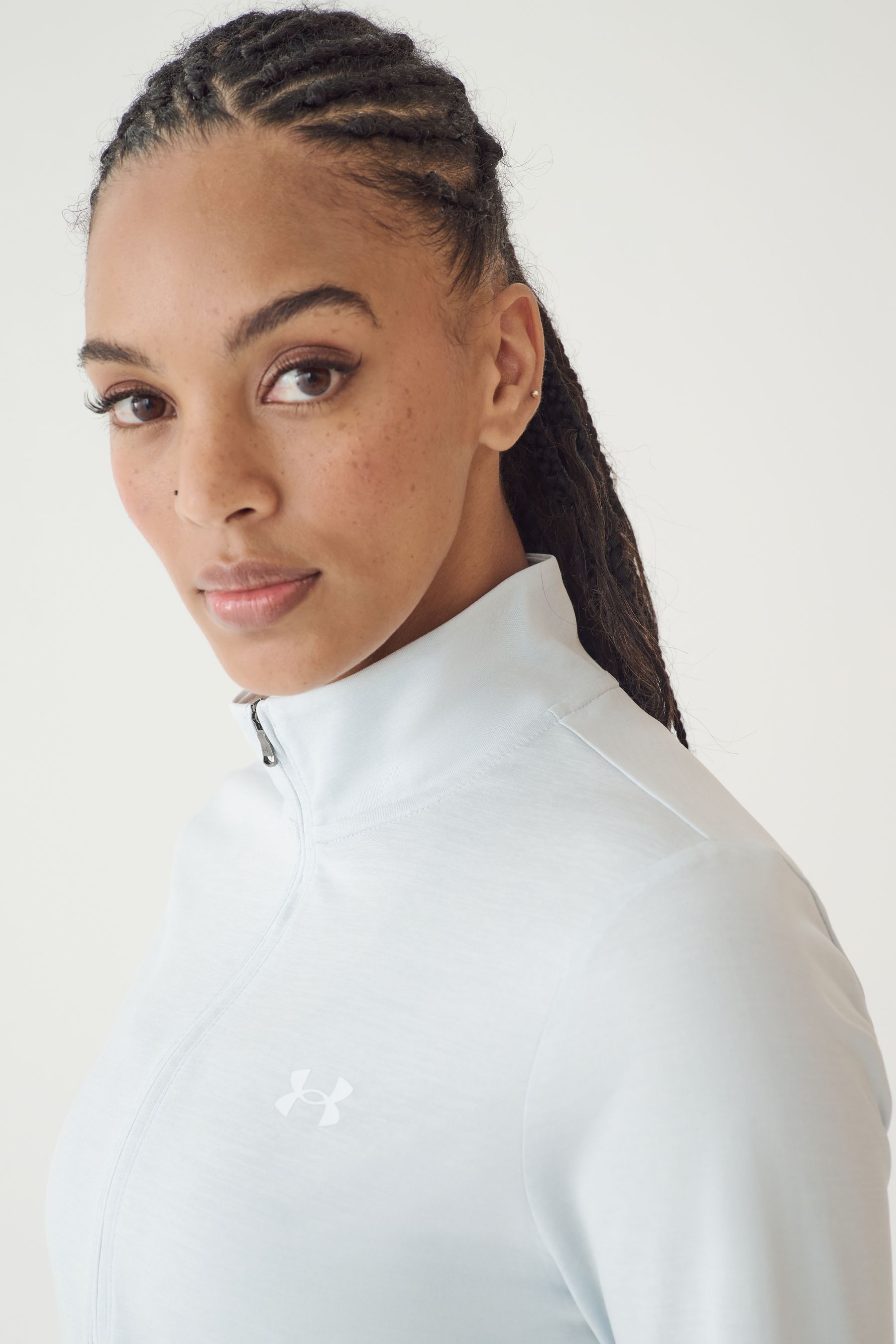Buy Under Armour Grey Tech Twist 1/2 Zip Top from the Next UK online shop