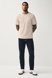 Neutral Light Regular Fit Essential Crew Neck T-Shirt - Image 2 of 7